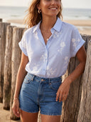 CASSANDRE BLEU CIEL - CHEMISE