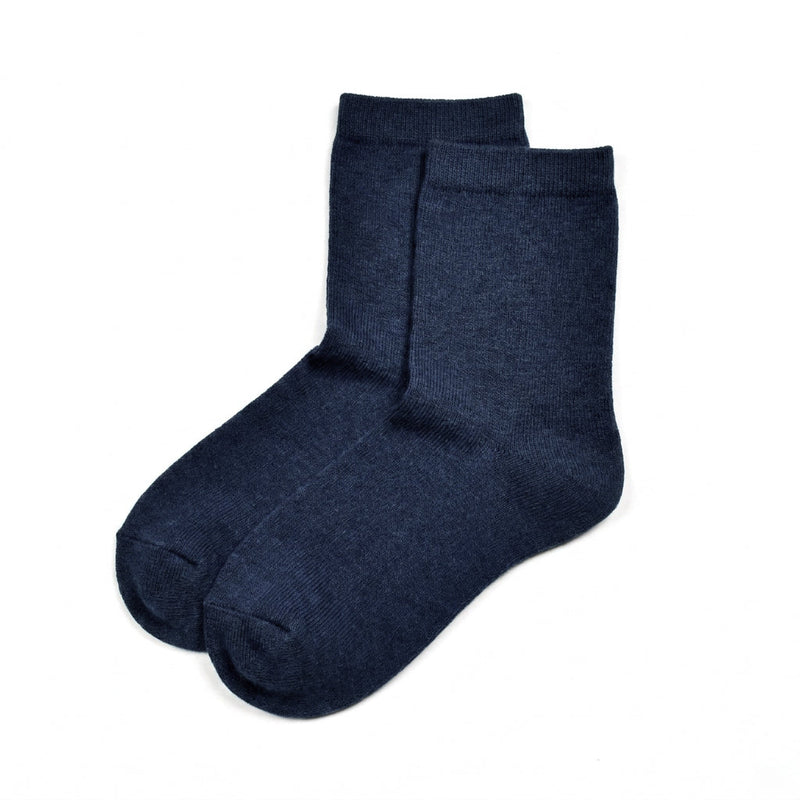 Chaussettes en laine Chaleur - Bleu marine