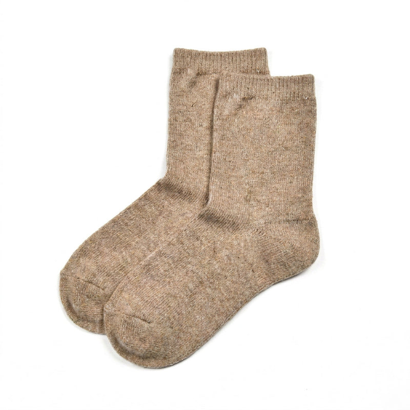Chaussettes en laine Chaleur - Marron