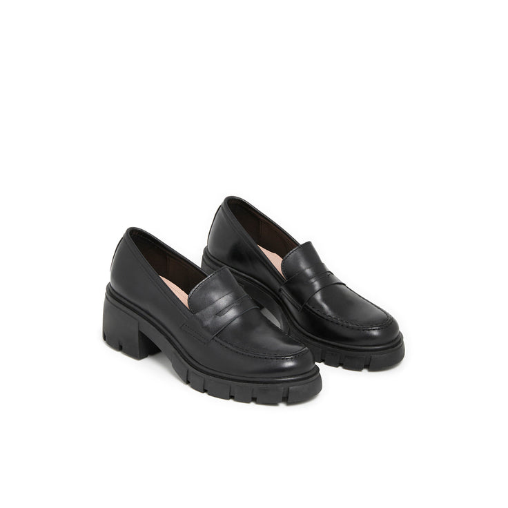 CLEYETTE NOIR - MOCASSIN