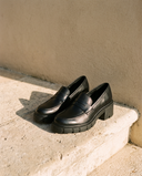 CLEYETTE NOIR - MOCASSIN