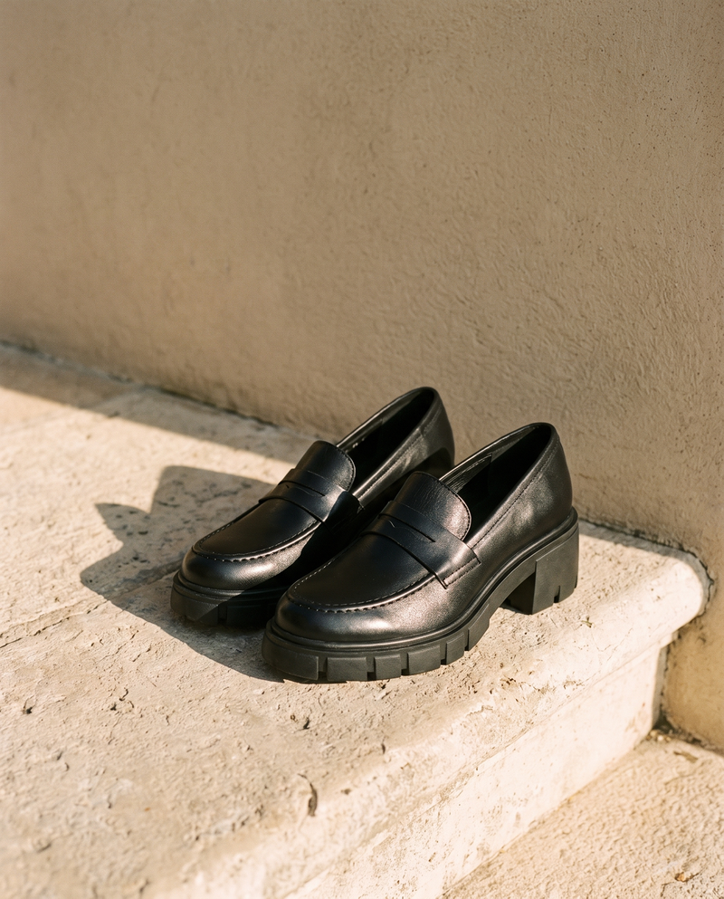 CLEYETTE NOIR - MOCASSIN