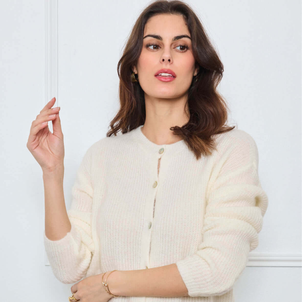 COL ROND AVELINE BLANC