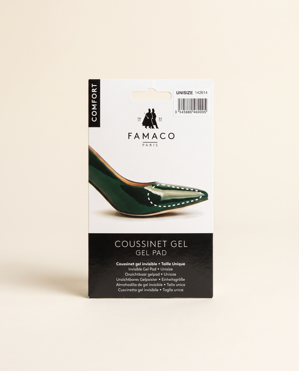 Coussinet gel Famaco, packshot sur fond clair