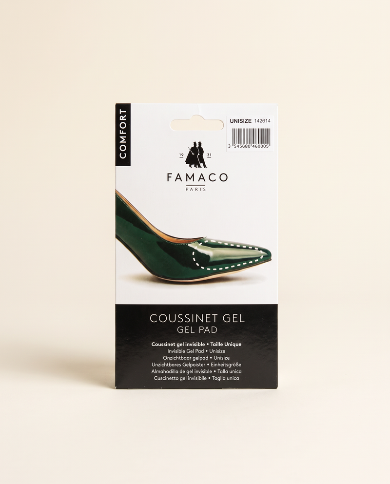 Coussinet gel Famaco, packshot sur fond clair