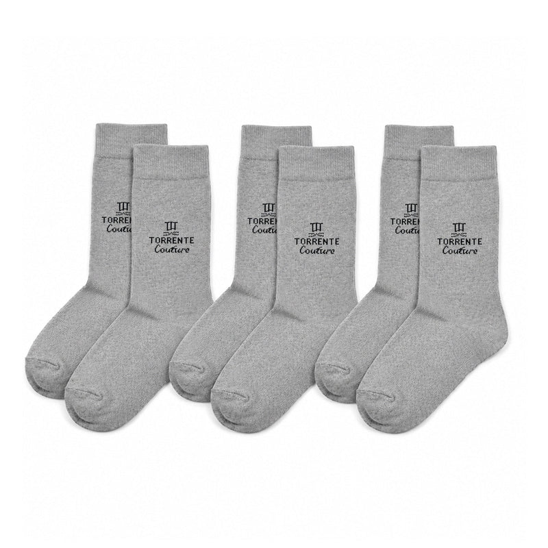 Set de 3 chaussettes Couture - Gris