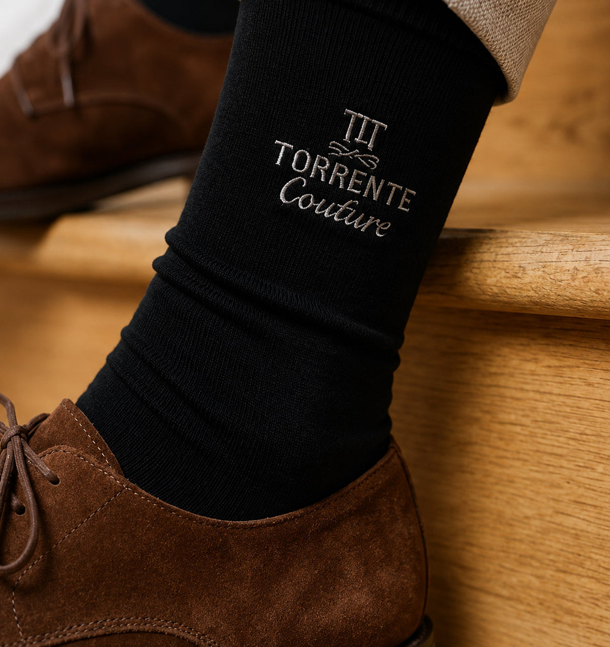 Set de 3 chaussettes Couture - Noir