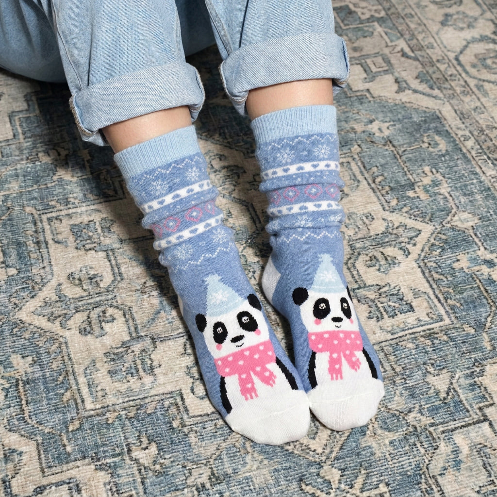 Longues chaussettes Cristal - Bleu