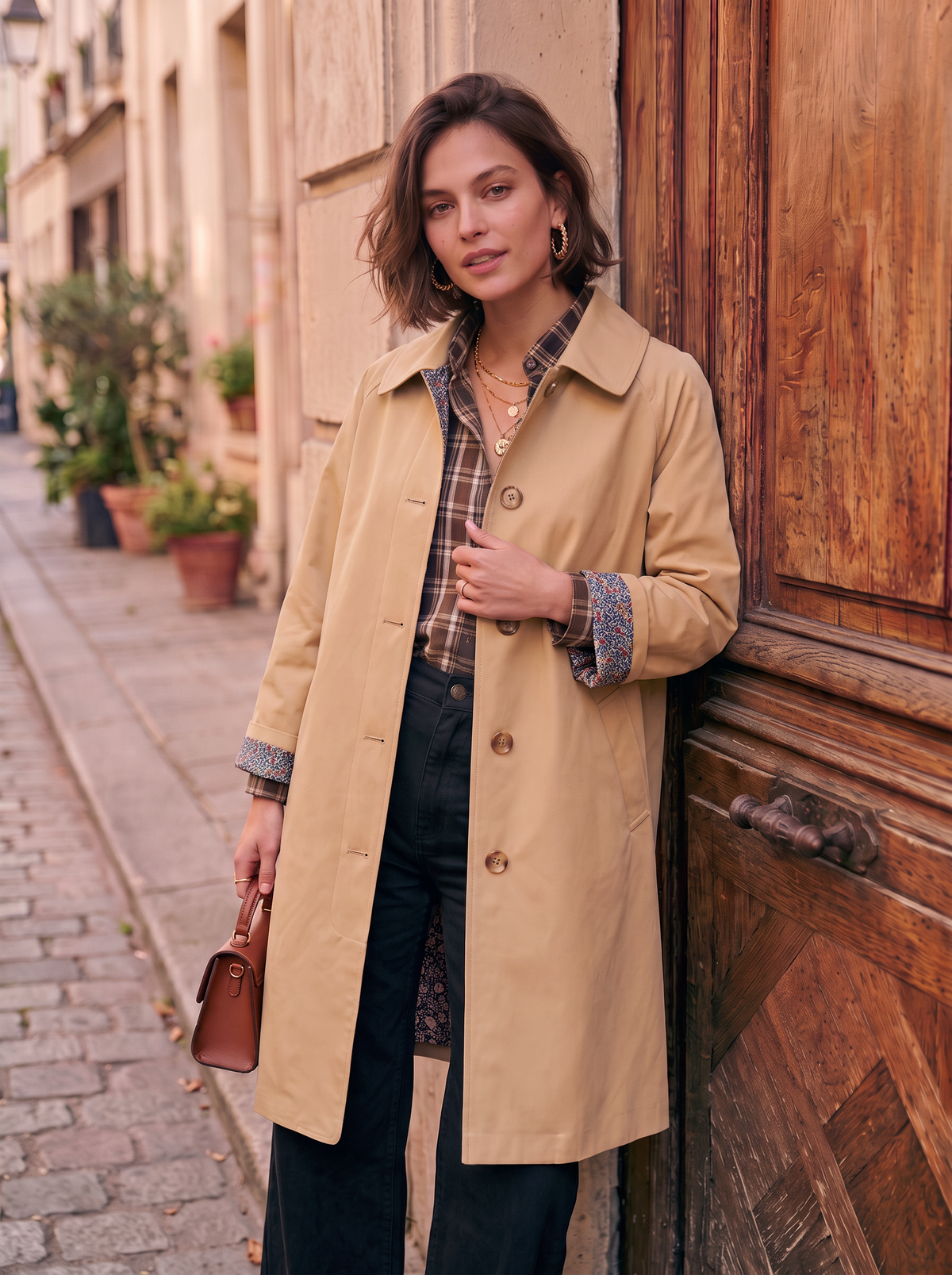 DALILAE BEIGE - TRENCH