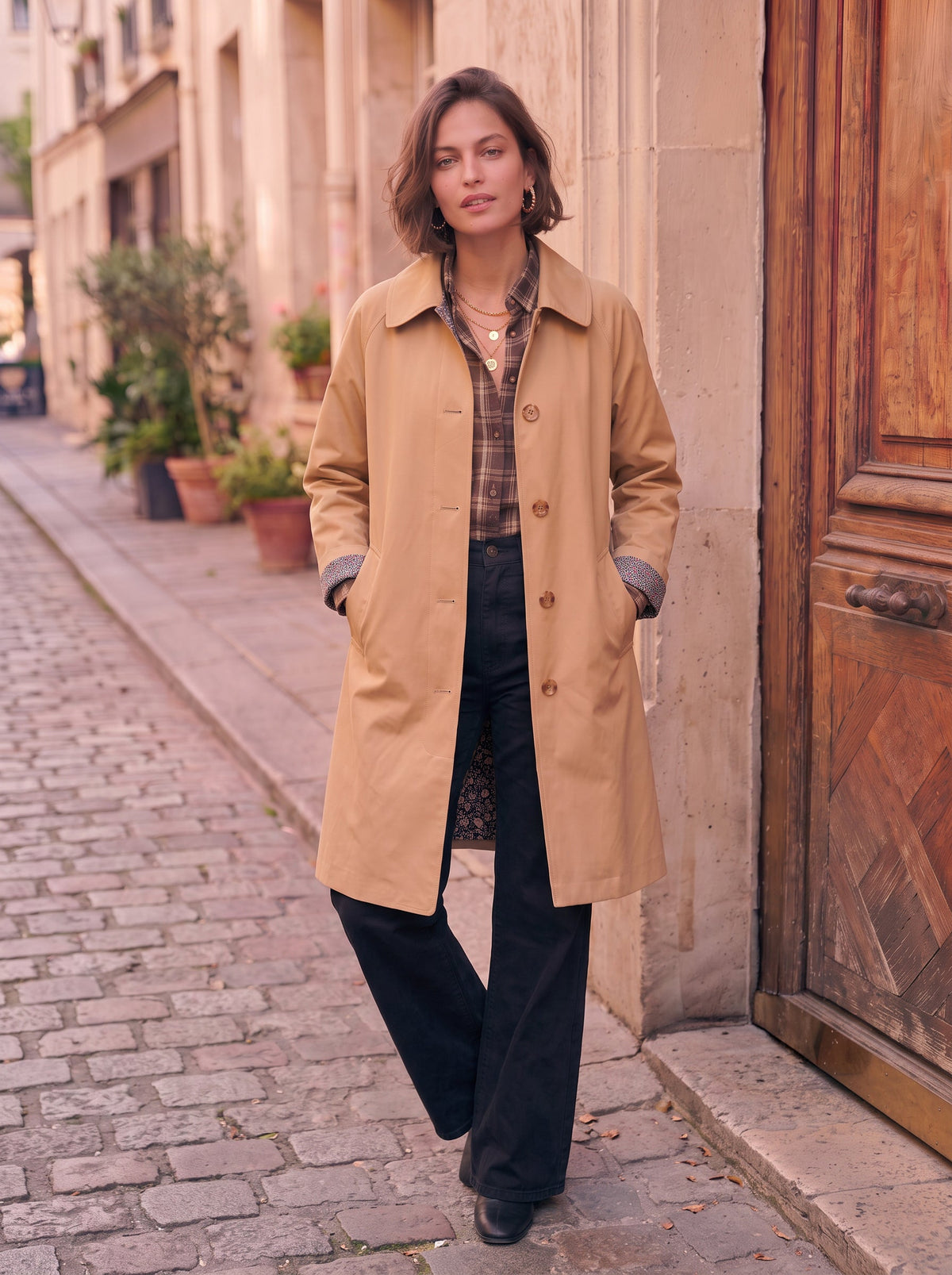 DALILAE TAUPE - TRENCH