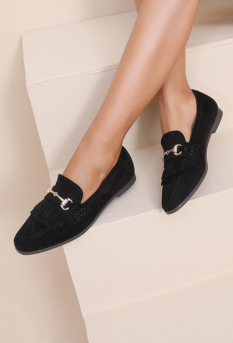 MOCASSIN DOMITILLE NOIR - JOIA BY ANDRE