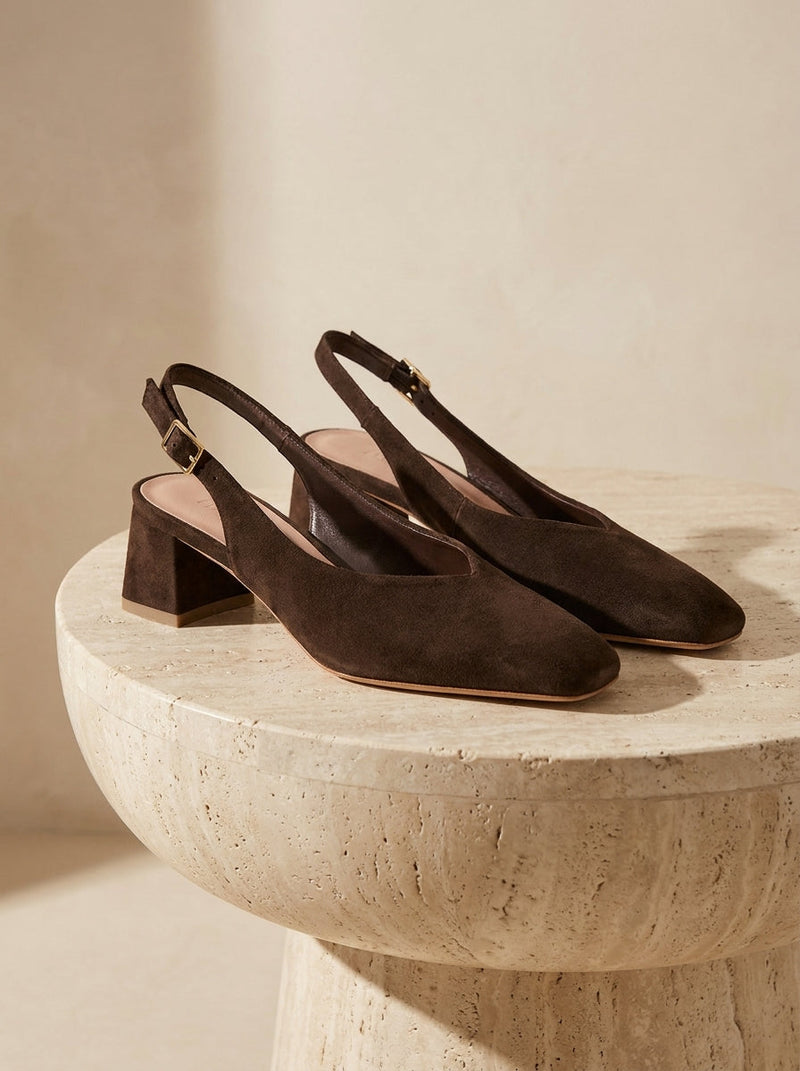 DORLA MARRON SUEDE — nature morte