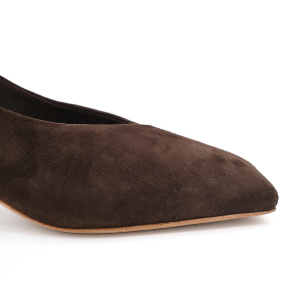 DORLA MARRON SUEDE - SLINGBACK