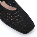 DOSSIA NOIR SUEDE - BALLERINE