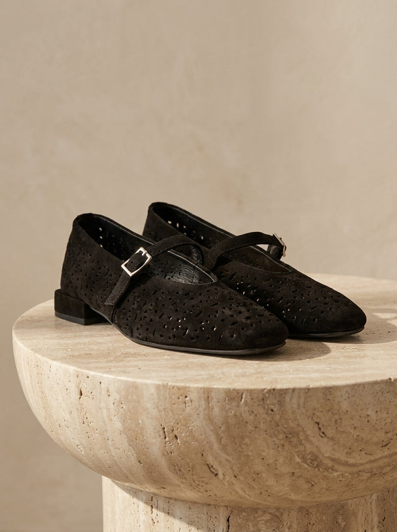 DOSSIA NOIR SUEDE — nature morte
