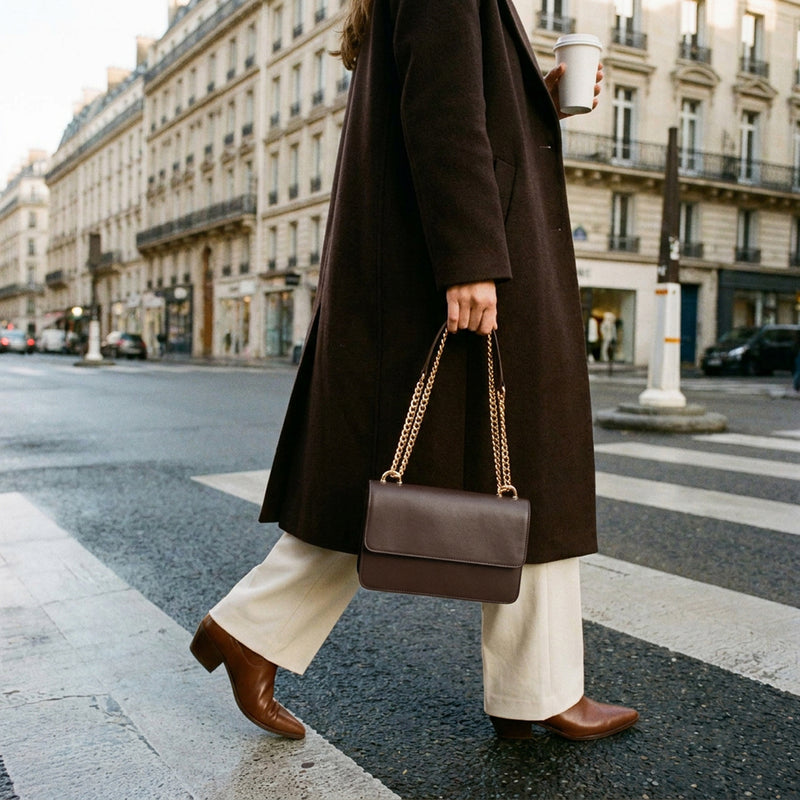 Sac NOLA MARRON FONCÉ Maison André