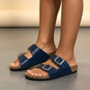 ELVIN BLEU FONCE - MULE