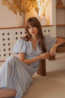 EMELINE BLEU - ROBE LONGUE