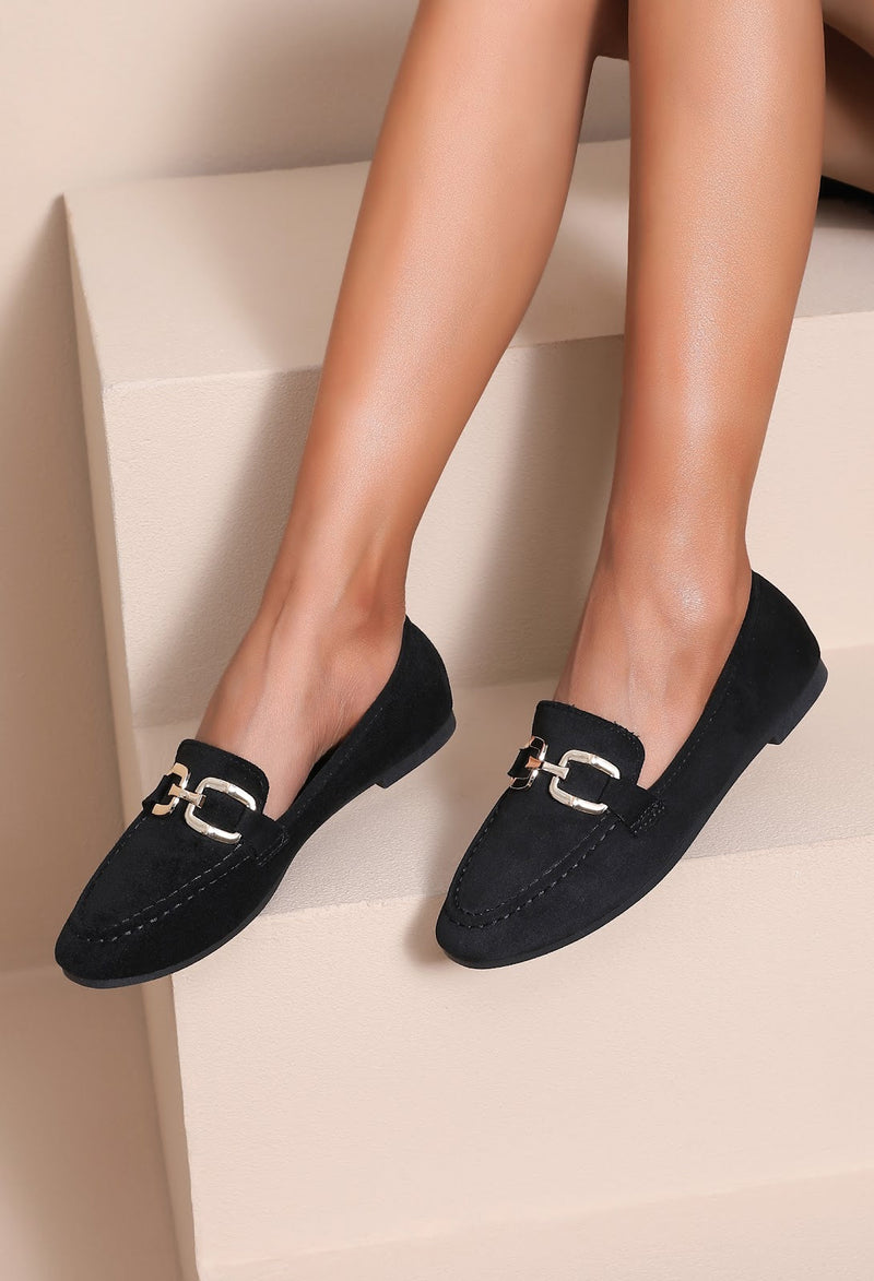 MOCASSIN EMELINE NOIR - JOIA BY ANDRE