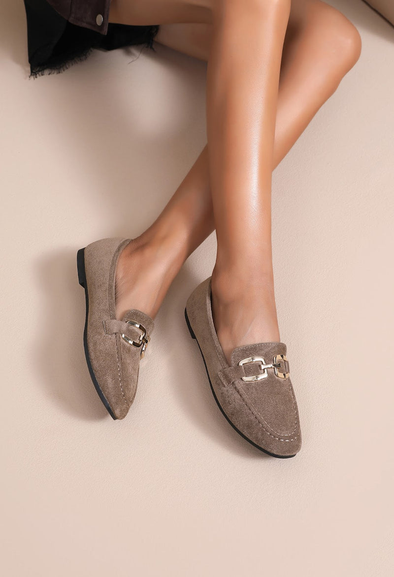 MOCASSIN EMELINE TAUPE - JOIA BY ANDRE