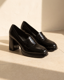 EMILENE NOIR - MOCASSIN