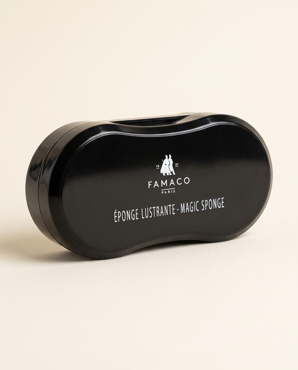 Éponge lustrante Magic Sponge Famaco, packshot sur fond clair