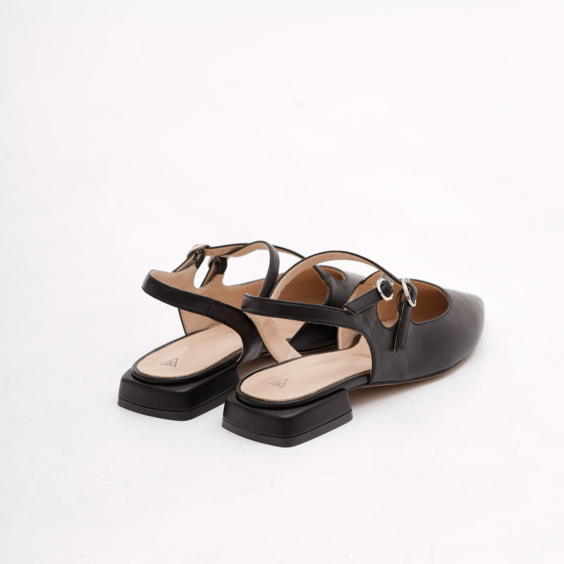 ERMINIA NOIR - SLINGBACK