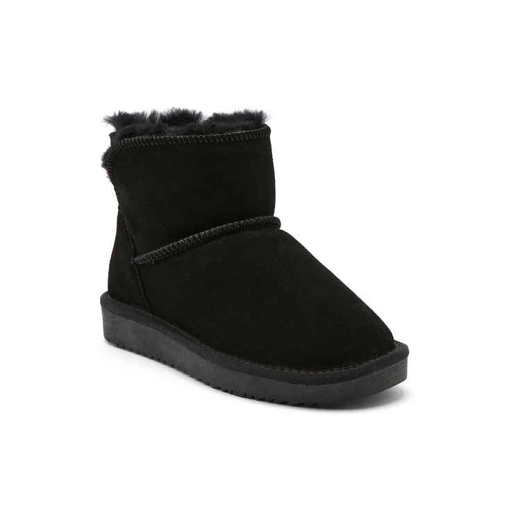 FLAKE NOIR - BOOTS FOURREES