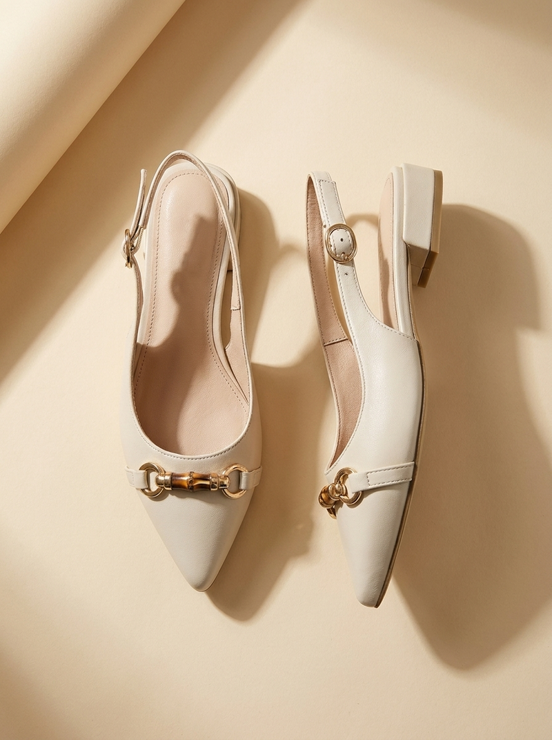 FYRANE ECRU - SLINGBACK