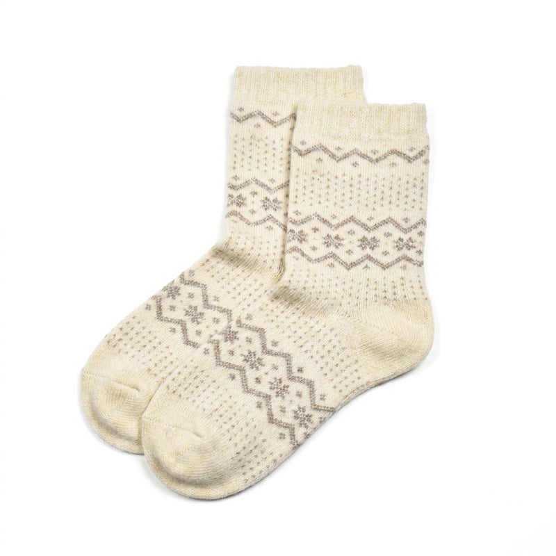 Chaussettes en laine Hivernale - Taupe