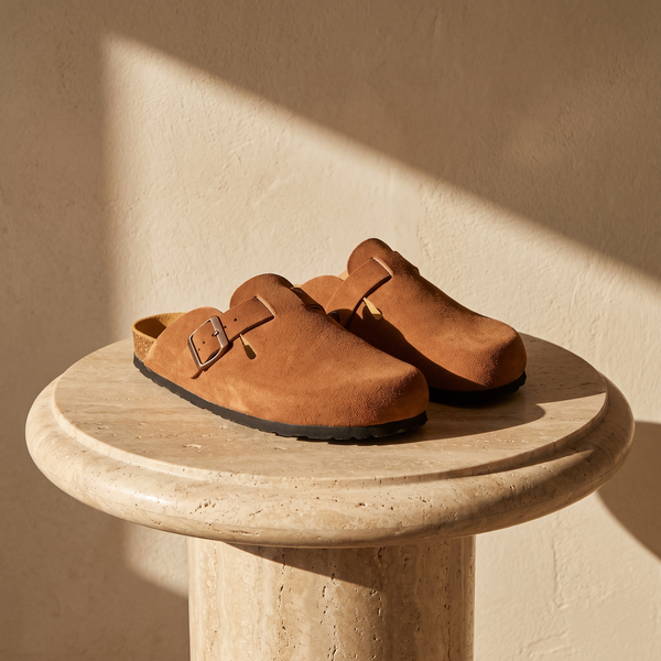 ISABEAU CAMEL SUEDE - MULE