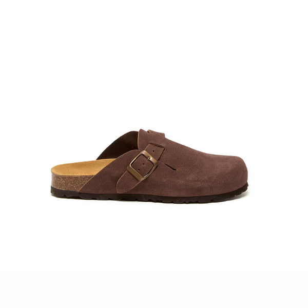ISABEAU CHOCOLAT SUEDE - MULE