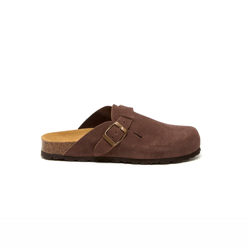 ISABEAU CHOCOLAT SUEDE - MULE