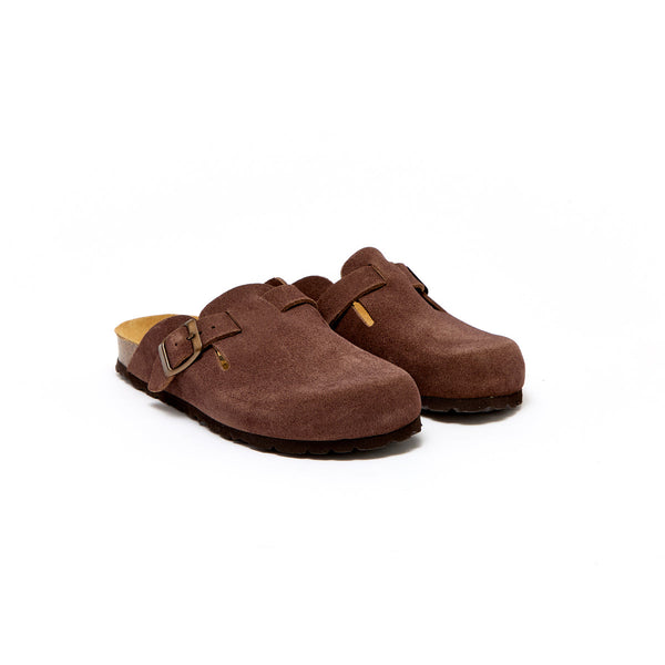 ISABEAU CHOCOLAT SUEDE - MULE