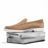 JOHN BEIGE SUEDE - MOCASSIN