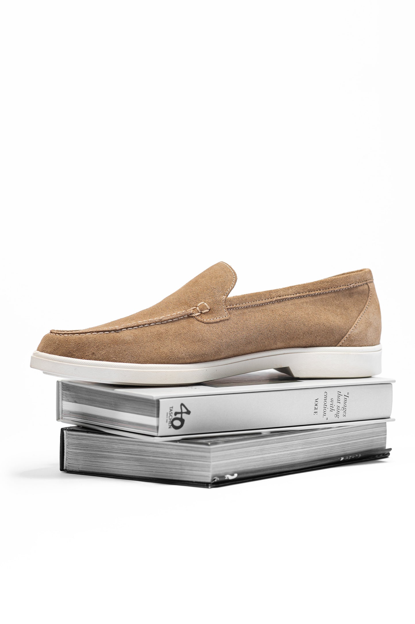 JOHN BEIGE SUEDE - MOCASSIN