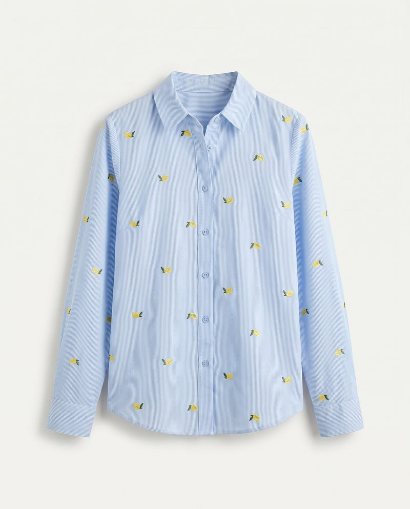 KAJSA BLEU CIEL - CHEMISE