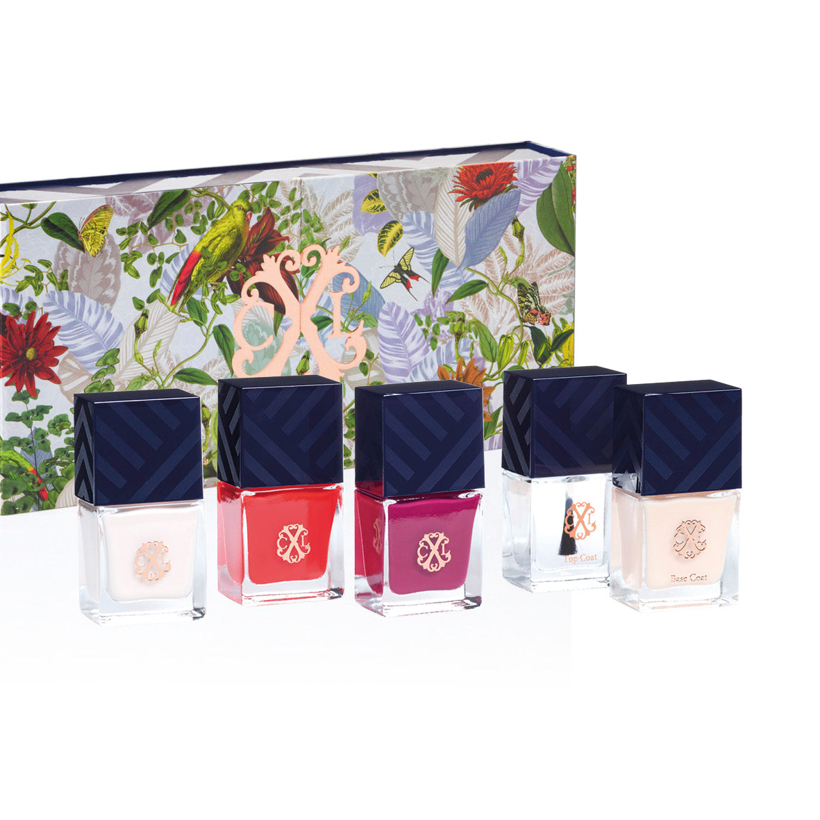 Kit de 3 vernis à ongles avec base coat et top coat