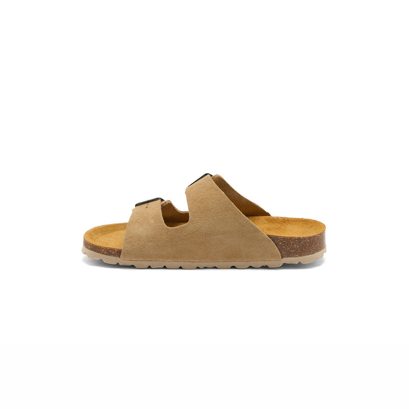 LAURIANE BEIGE SUEDE - MULE