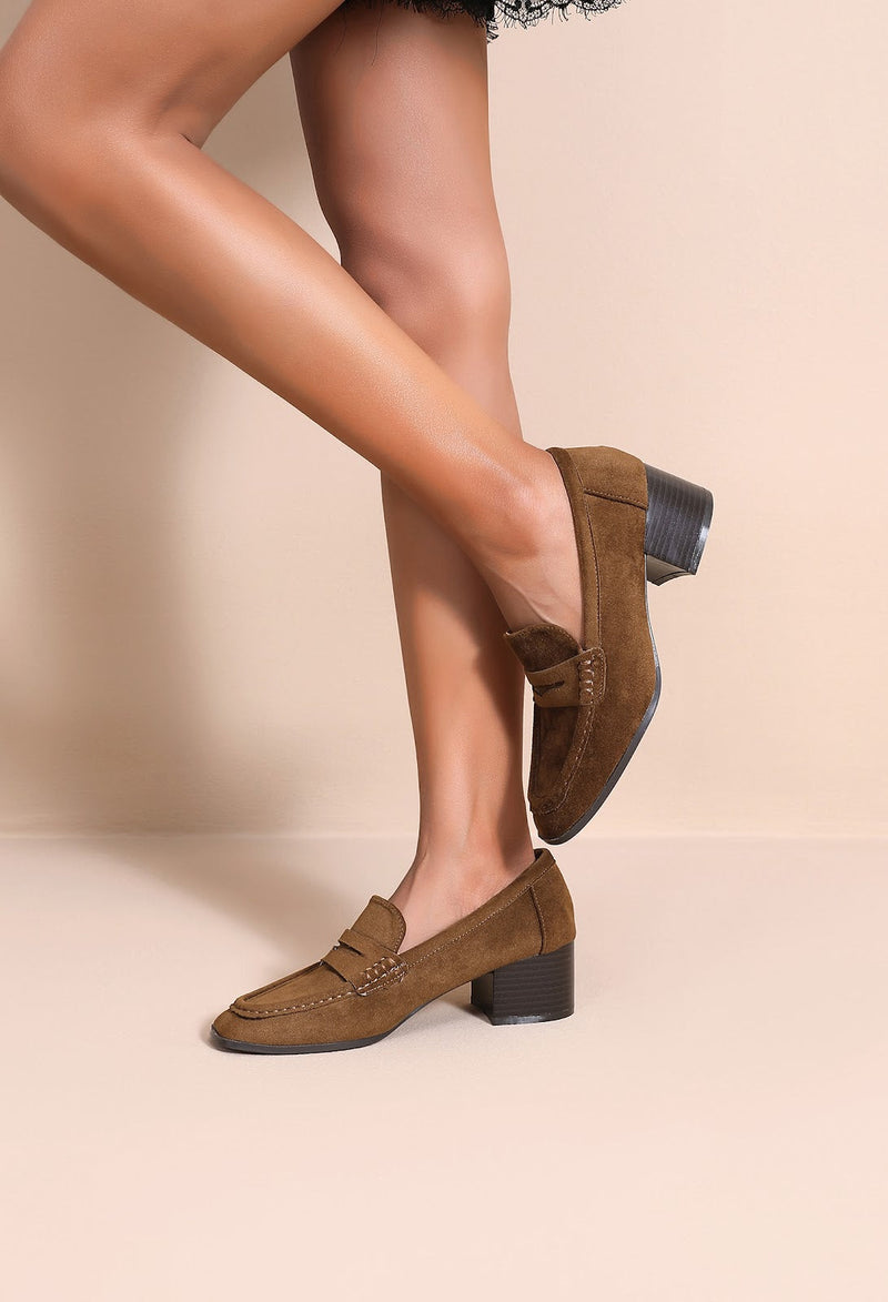 MOCASSIN LEONIE CAMEL - JOIA BY ANDRE