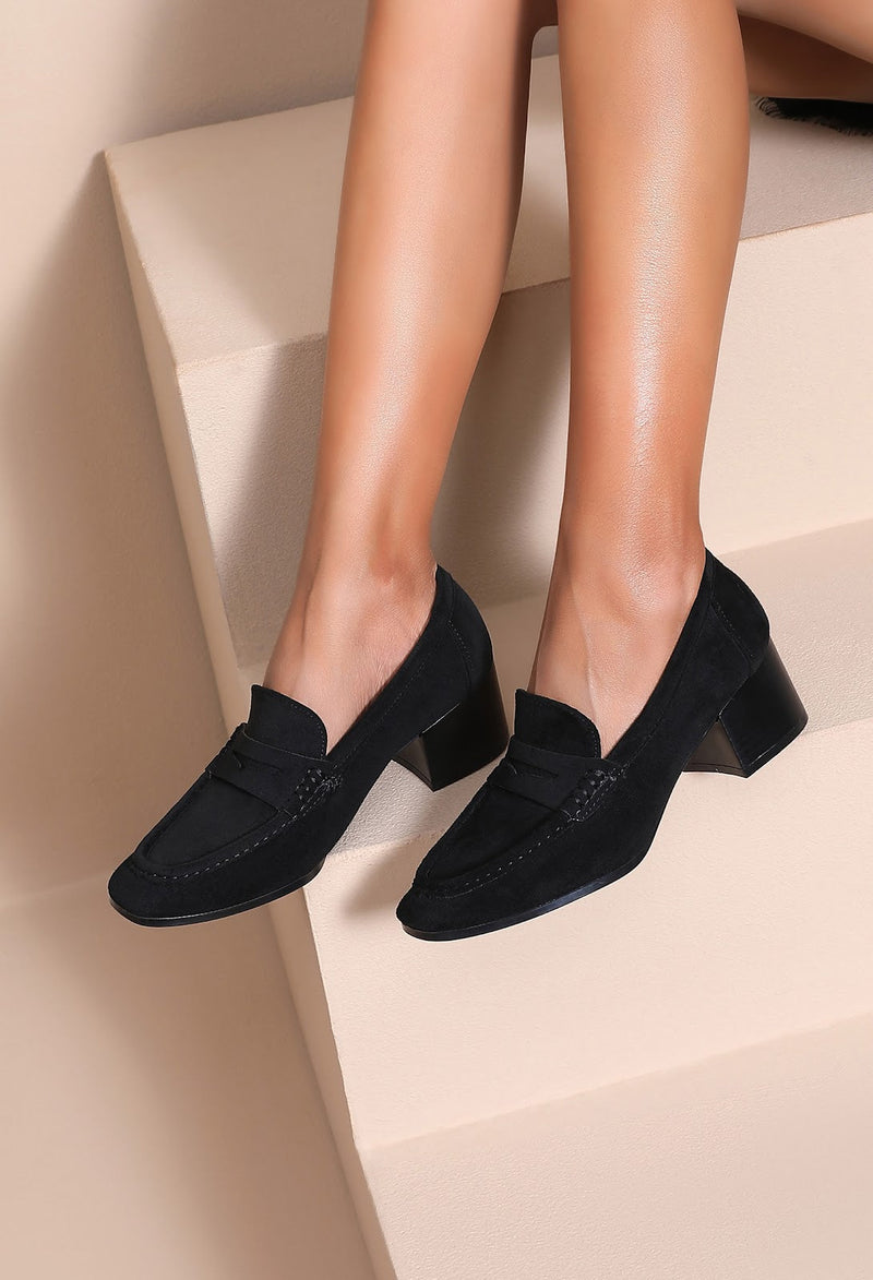 MOCASSIN LEONIE NOIR - JOIA BY ANDRE