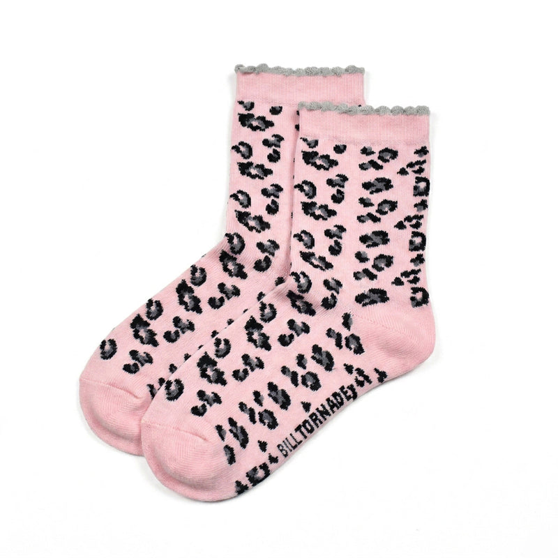 Chaussettes Léopard - Rose