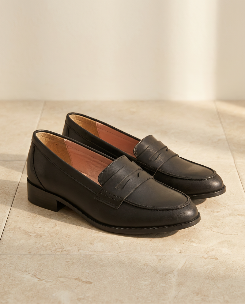 LINETTA NOIR - MOCASSIN