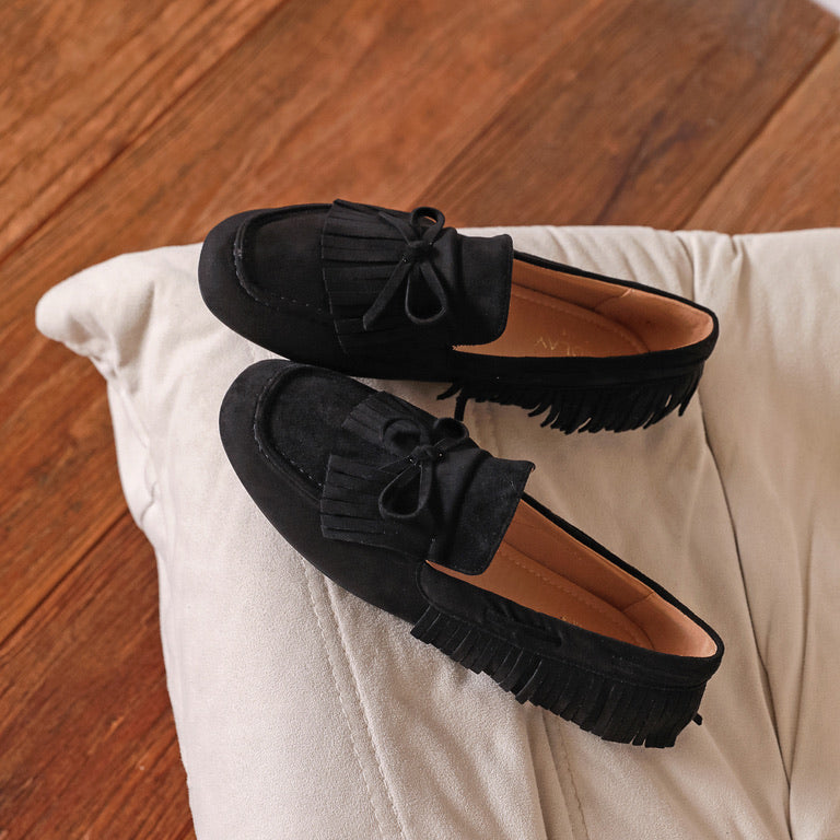 LIVIA NOIR - MOCASSIN