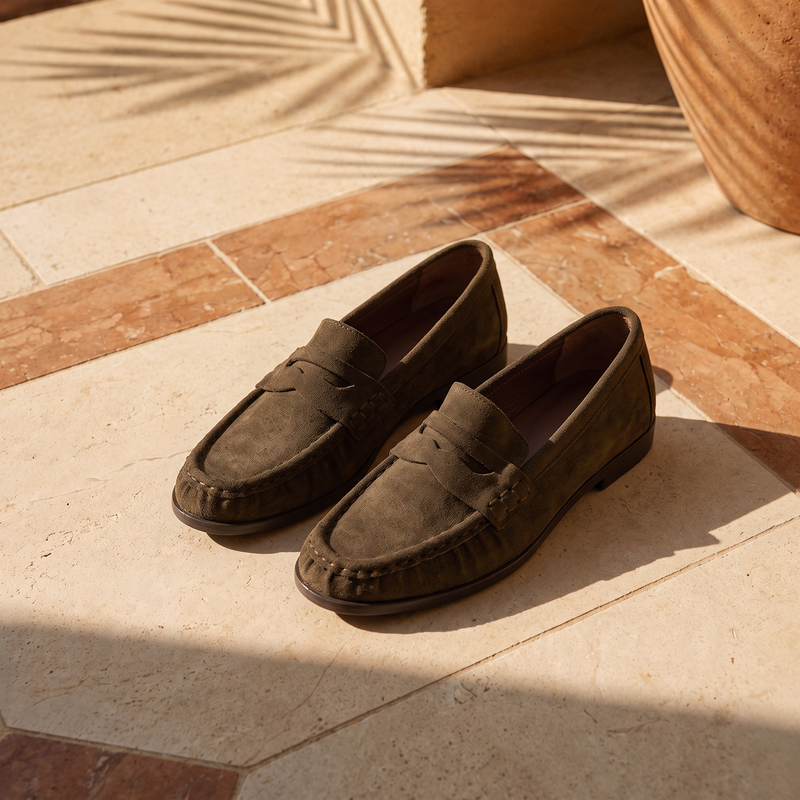 MOCASSIN LOUANNE MARRON - STEPHAN PARIS BY ANDRE