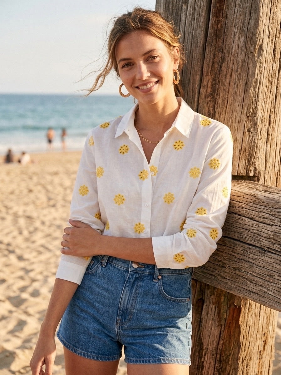 LOVISA JAUNE - CHEMISE
