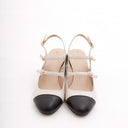 LYNIATE ECRU/NOIR - SLINGBACK
