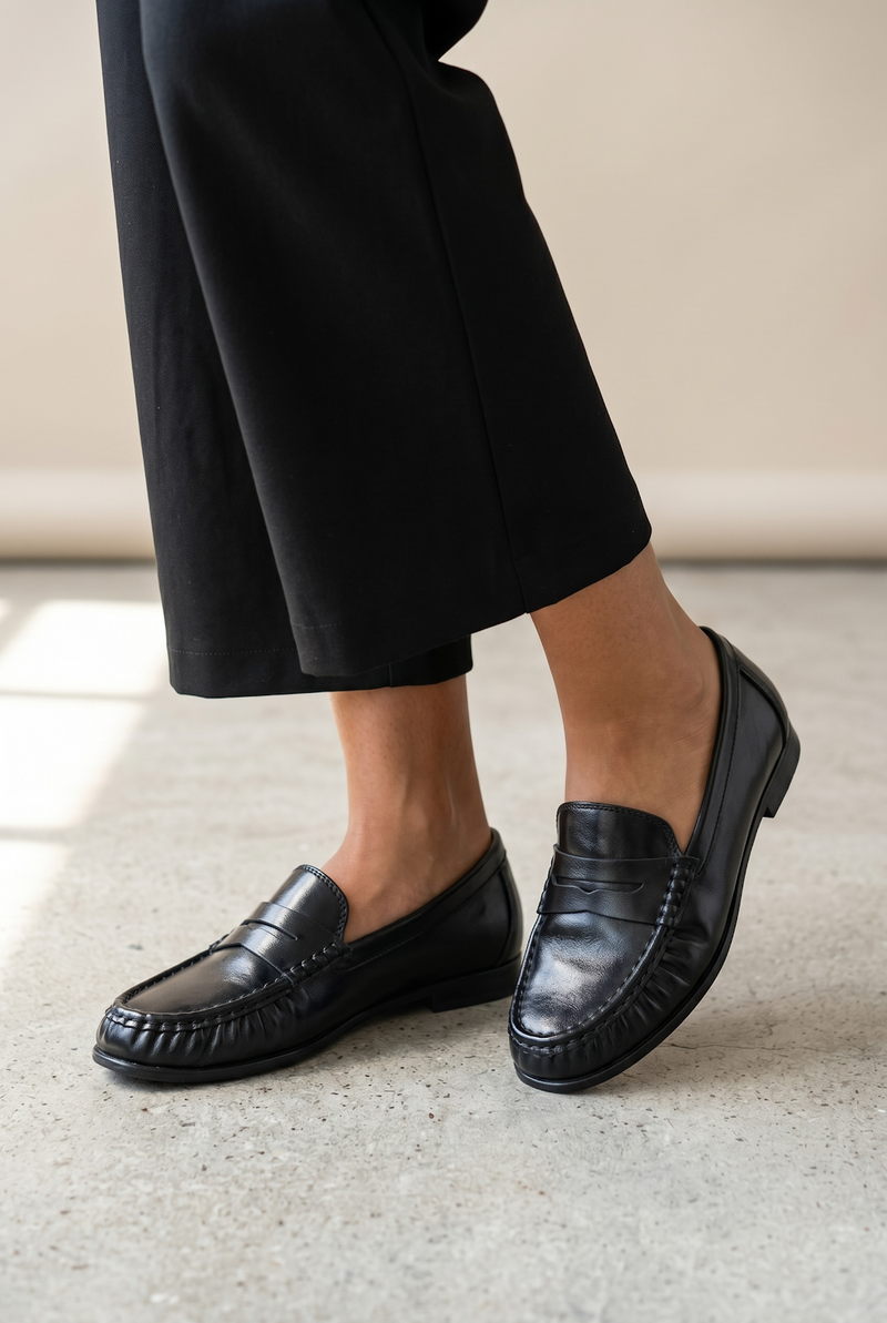 MOCASSIN MAELYS NOIR - POTI PATI BY ANDRE