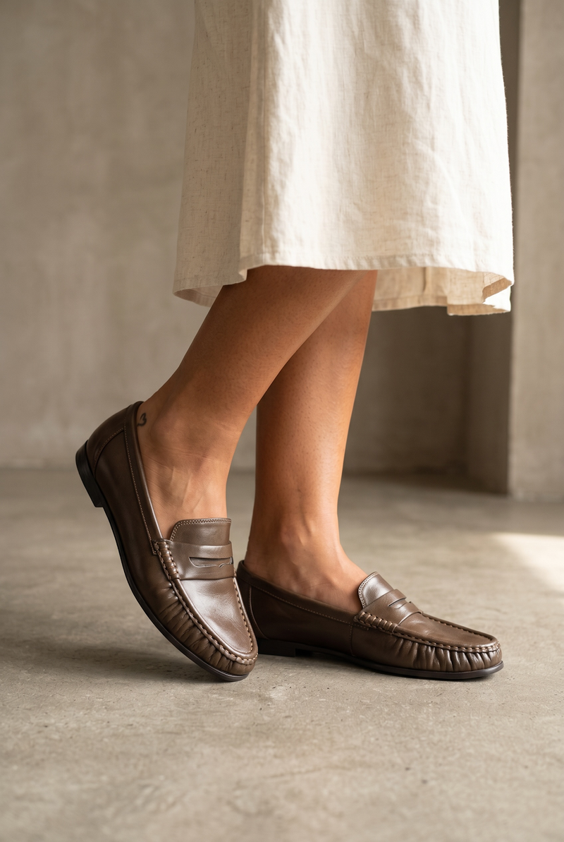 MOCASSIN MAELYS TAUPE - POTI PATI BY ANDRE