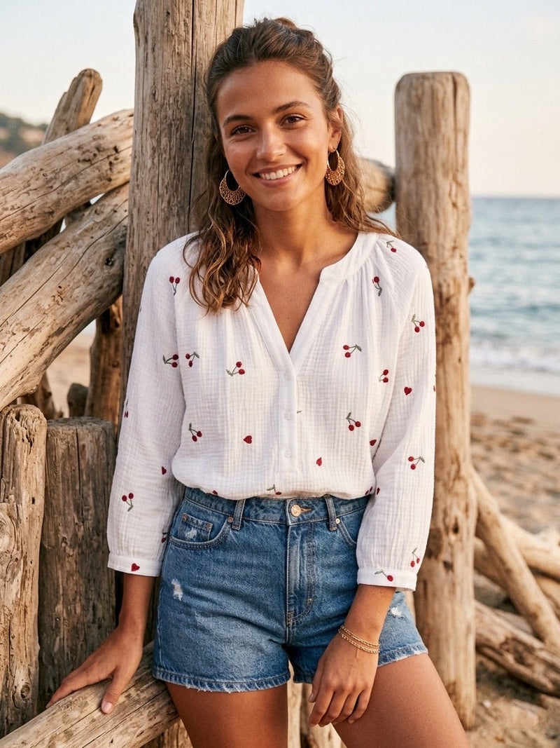 MALIN BLANC - BLOUSE